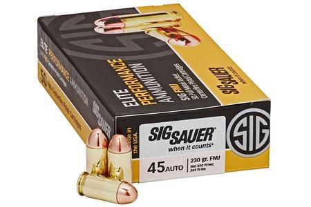 45 AUTO 230 GR ELITE BALL FMJ