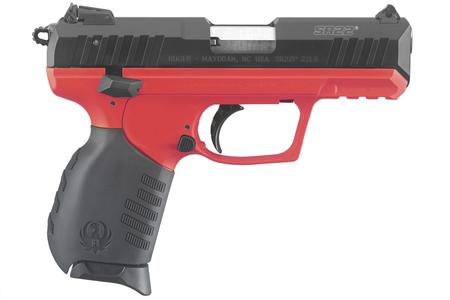 SR22 22LR RED TITANIUM W/THREADED BARREL