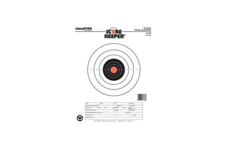 50 FT PISTOL SLOWFIRE SCOREKEEPER 100 PK