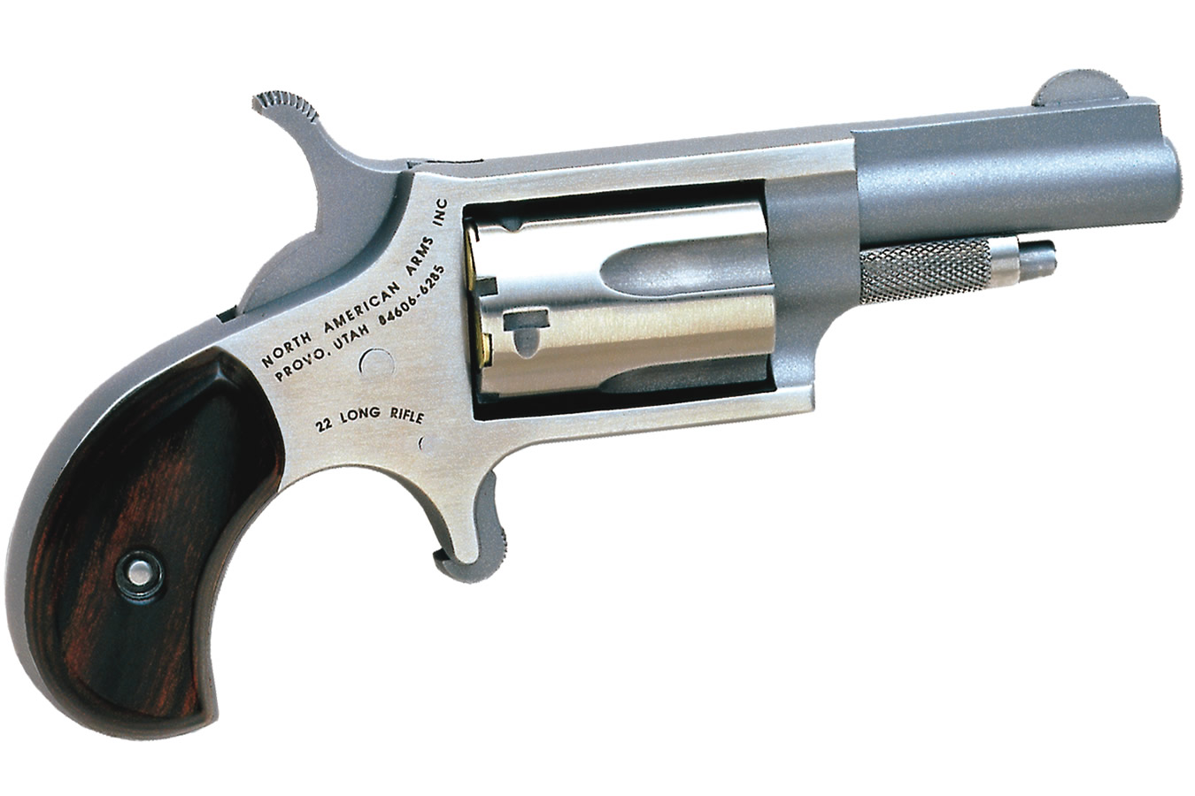 North American Arms 22LR Mini Revolver with Rosewood Grips