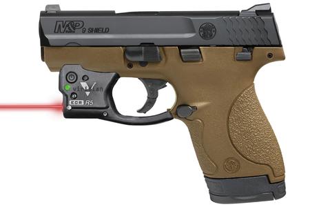 MP9 SHIELD FDE 9MM W/VIRIDIAN RED LASER