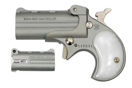 DERRINGER W/2 BARRELS 22LR/25ACP SATIN