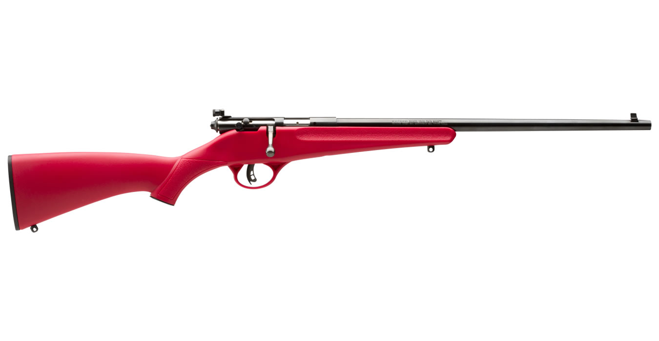 Savage Rascal Youth 22LR Bolt Action Rimfire Rifle with Red Stock