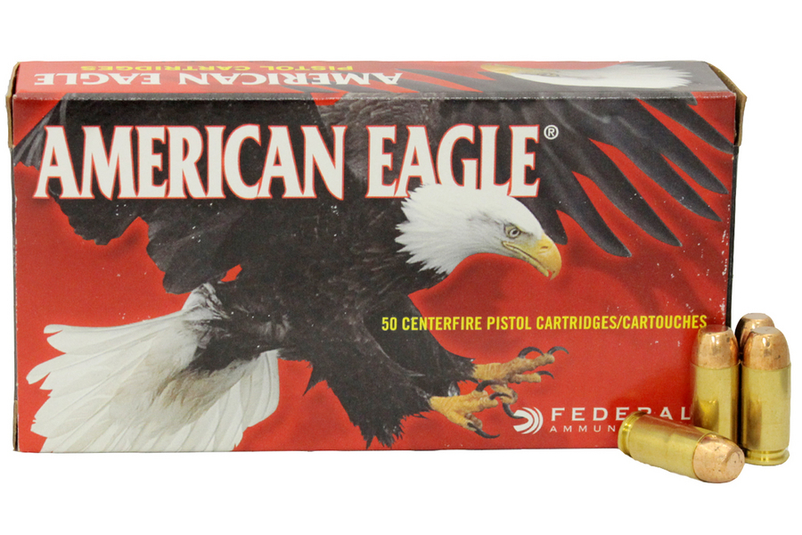 Federal 40 S&W 180gr FMJ American Eagle Trade Ammo 50/Box