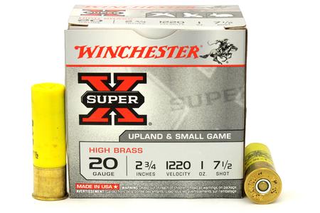 20 GA 2-3/4 IN 1 OZ HIGH BRASS HEAVY GAME SUPER-X