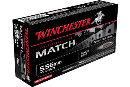 5.56MM 77 GR BTHP MATCH