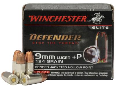 9MM 124 GR BONDED DEFENDER