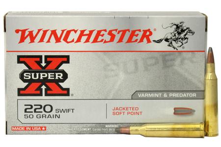 220 SWIFT 50 GR JHP SUPER-X