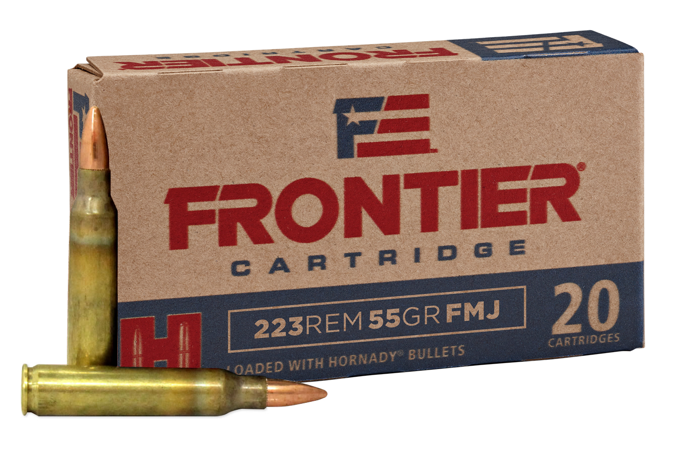 Hornady 223 Rem 55 gr FMJ Frontier 20/Box