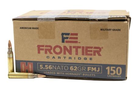 5.56 NATO 62 GR FMJ FRONTIER (150 - LOOSE)