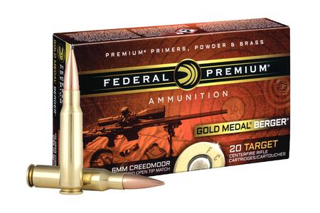 6MM CREEDMOOR 105 GR BERGER HYBRID BTHP