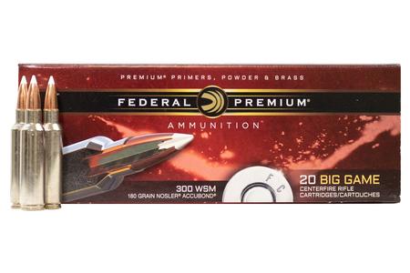 300 WSM 180 GR NOSLER ACCUBOND VITAL-SHOK