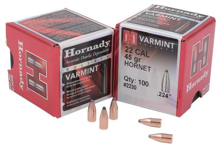 22 CAL .224 45 GR HORNET VARMINT