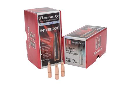 6.5MM .264 129 GR INTERLOCK SP