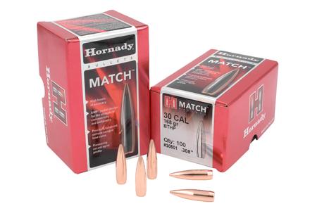 30 CAL .308 168 GR BTHP MATCH