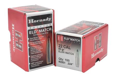 22 CAL .224 80 GR ELD MATCH