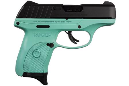 EC9S 9MM TURQUOISE FRAME BLACK SLIDE 3.12 IN BBL