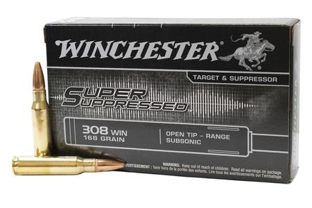 308 WIN 168 GR OPEN TIP SUPER SUPPRESSED