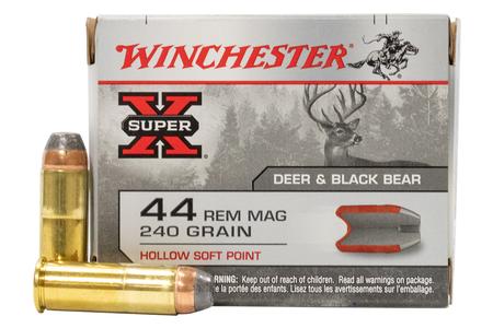 44 MAG 240 GR HOLLOW SOFT POINT SUPER-X