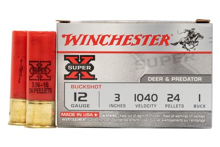 12 GA 3 IN 24 PELLET 1 BUCK SUPER-X