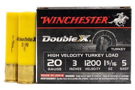 20 GA 3 IN 1-5/16 OZ HIGH VELOCITY DOUBLE X TURKEY