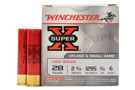 28 GA 2-3/4 IN 3/4 OZ HIGH BRASS HEAVY GAME SUPER-X