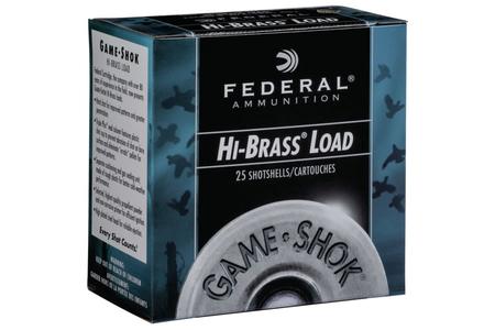 12 GA 2-3/4 IN 3-3/4 DE 1-1/4 OZ 6 GAME-SHOK HI-BRASS