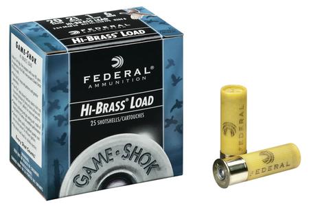 20 GA 2-3/4 IN  2-3/4 DE 1 OZ 6 GAME-SHOK HI-BRASS