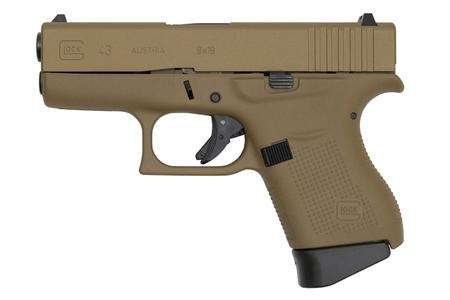 43 9MM FDE SINGLE STACK PISTOL