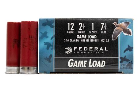 12 GA 2 3/4 IN 1 OZ 7.5 GAME-SHOK GAME LOAD