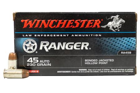 45 AUTO 230 GR JHP BONDED RANGER