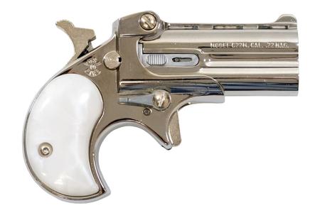 DERRINGER 22 MAG CHROME W/PEARL GRIPS