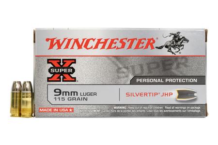 9MM 115 GR SILVERTIP HP SUPER-X