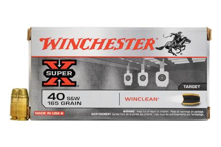 40 SW 165 GR  WINCLEAN SUPER-X