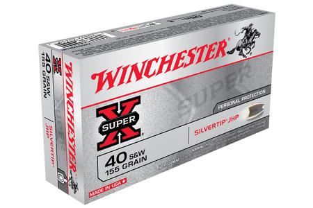 40 SW 155 GR SILVERTIP HP SUPER-X