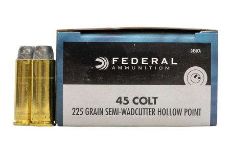 45 COLT 225 GR SEMI WADCUTTER HP CHAMPION