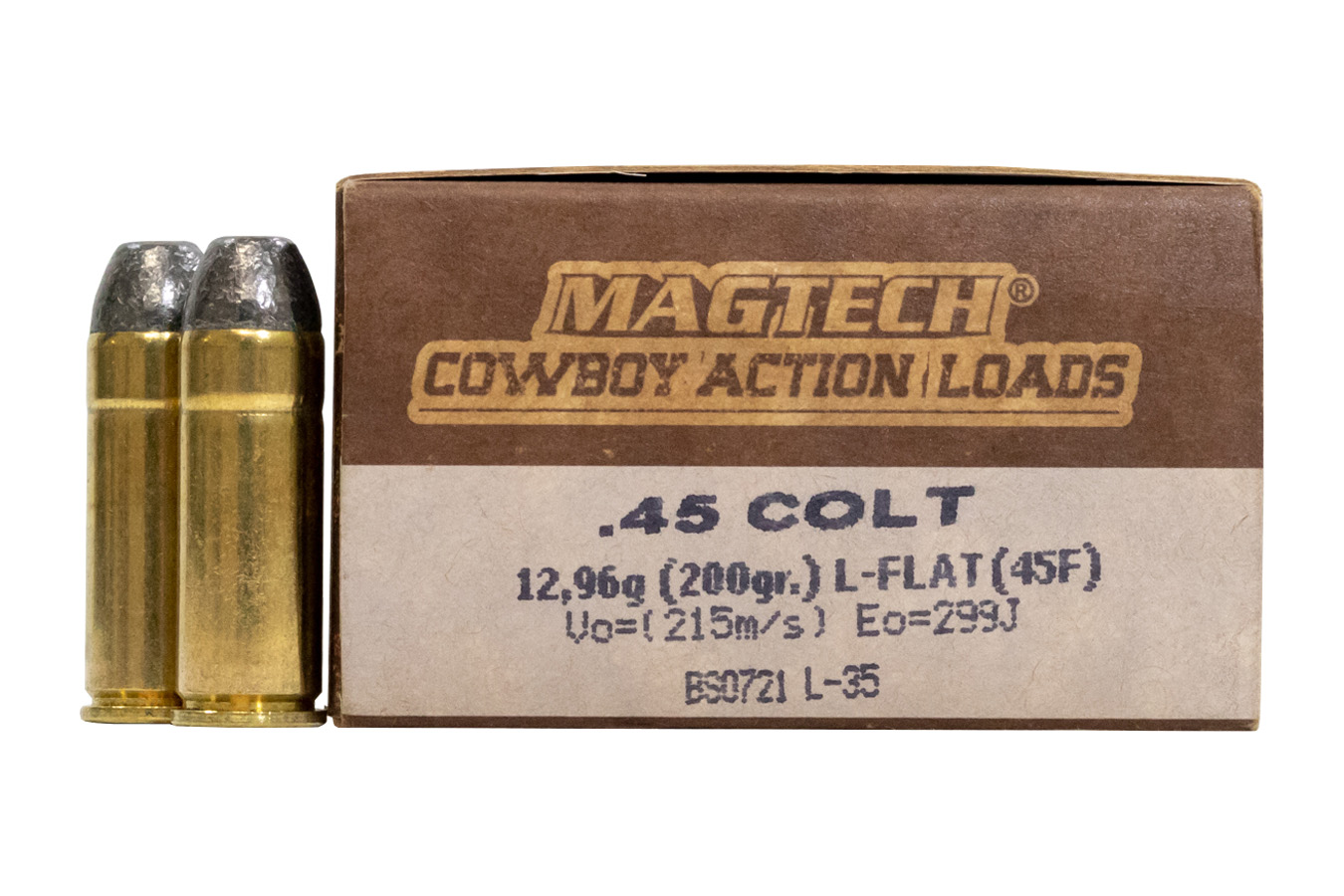 Magtech 45 Colt 200 gr Lead Flat Nose Cowboy Action 50/Box