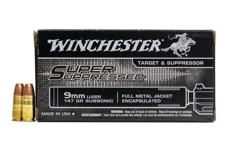 9MM 147 GR FMJE SUPER SUPPRESSED