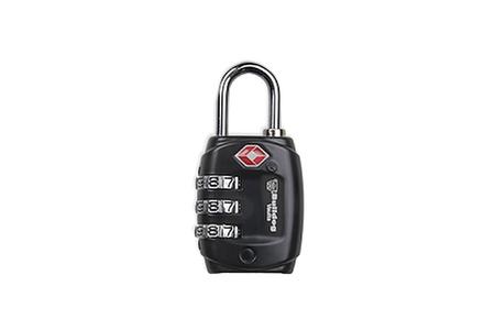 SINGLE PACK TSA LOCK W/STEEL SHANK