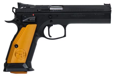 75 TACTICAL SPORT 40SW PISTOL WITH ORANGE ALUMINUM GRIPS