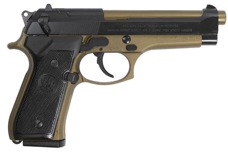 92FS 9MM DA/SA PISTOL WITH BURNT BRONZE FRAME