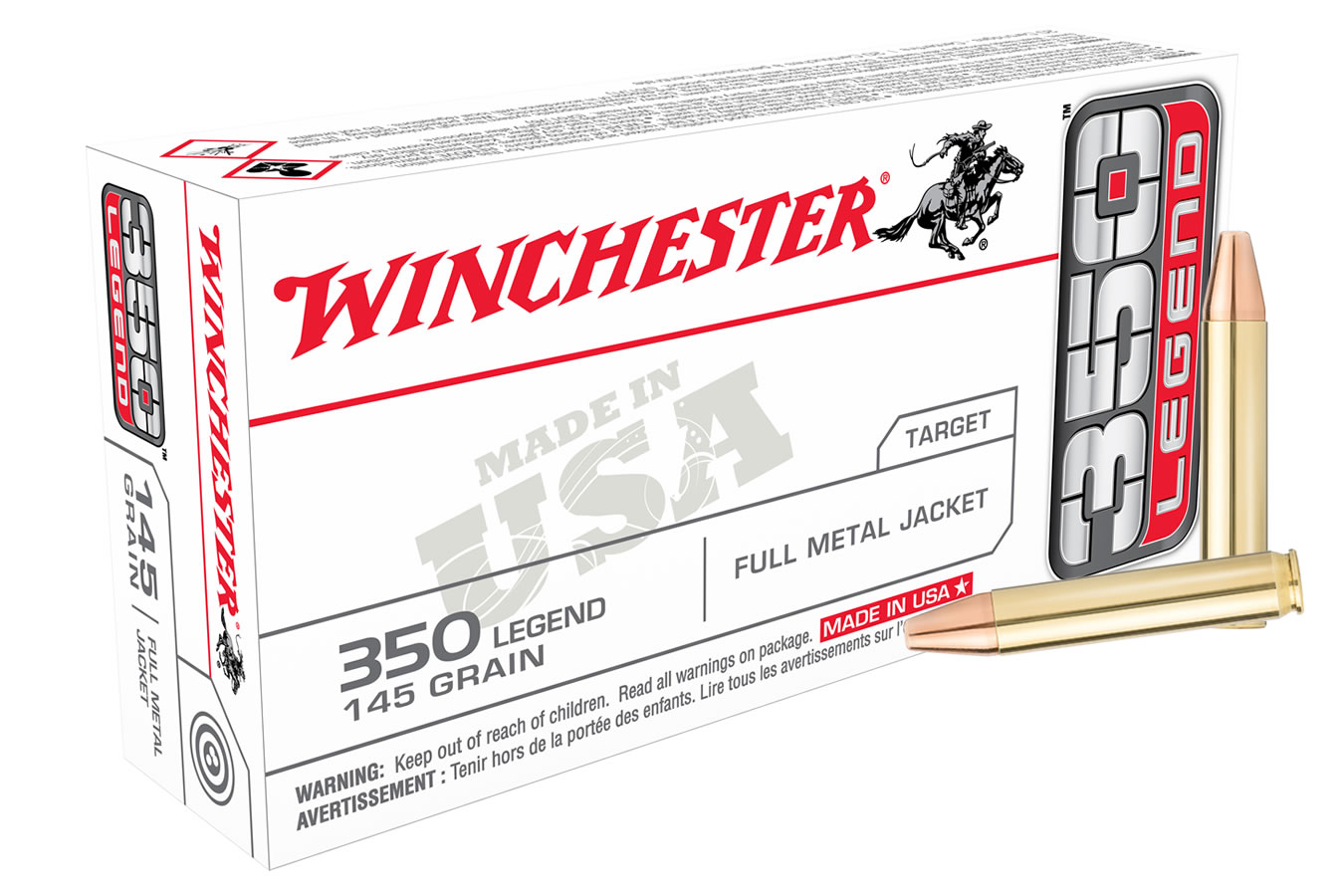 Winchester 350 Legend 145 gr FMJ USA 20/Box