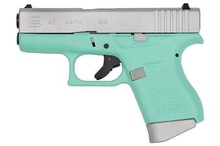 43 9MM ROBINS EGG BLUE CERAKOTE