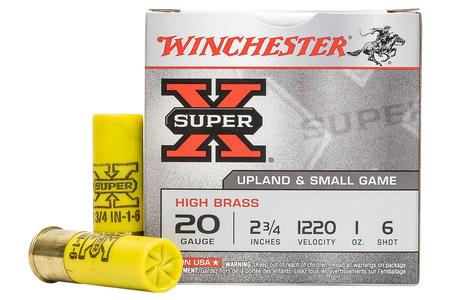 20 GA 2-3/4 IN 1 OZ HIGH BRASS HEAVY GAME SUPER-X