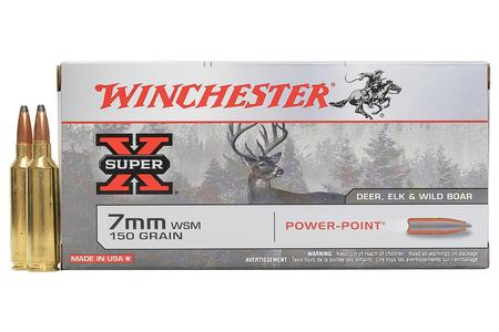 7MM WSM 150 GR POWER-POINT SUPER-X