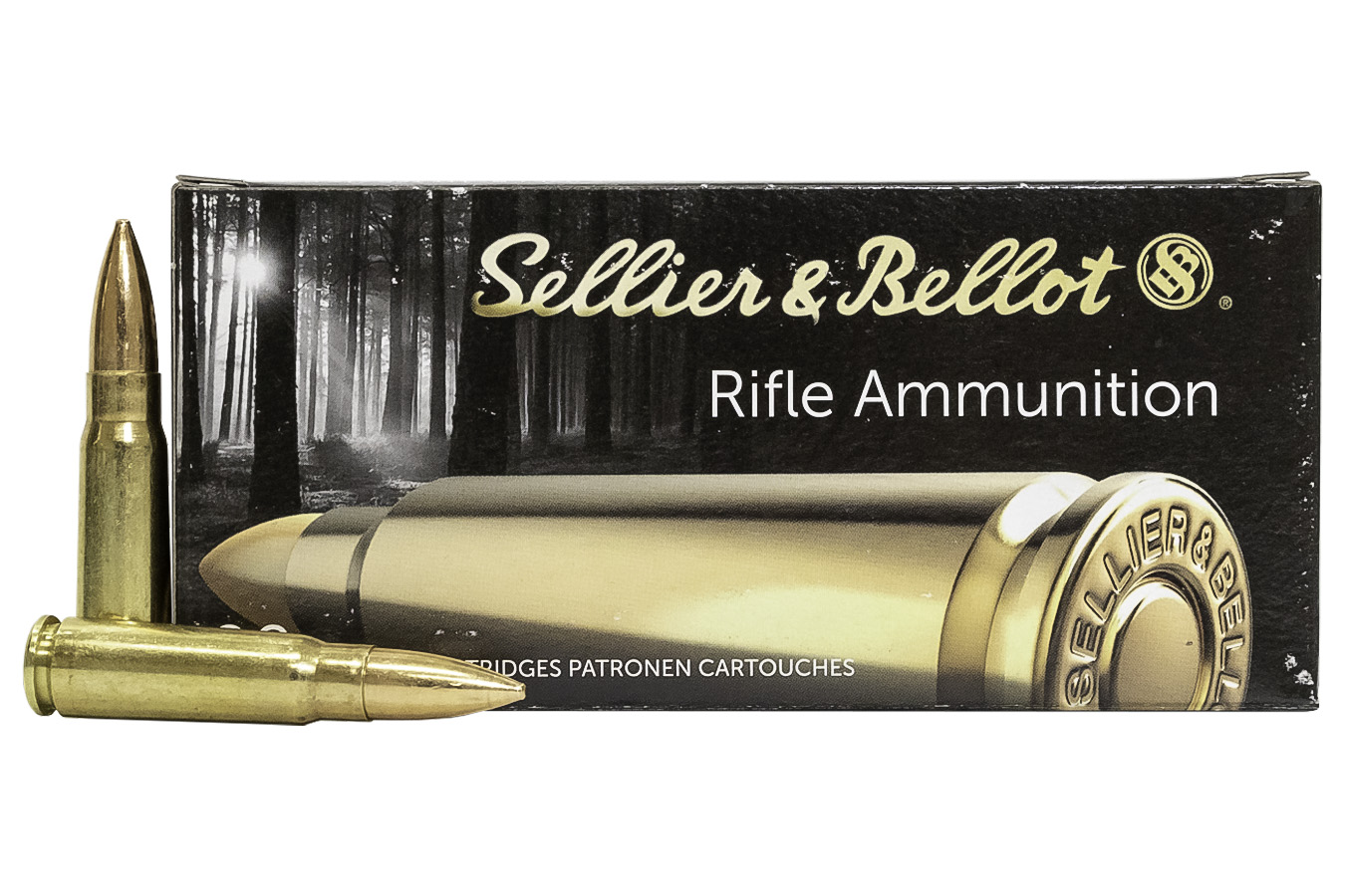 Sellier And Bellot 7.62x39mm 124 gr FMJ Rifle Ammo 20/Box