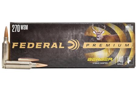 270 WSM 140 GR BERGER HYBRID HUNTER