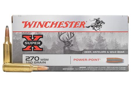 270 WSM 150 GR POWER-POINT SUPER-X