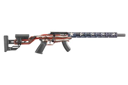 PRECISION RIMFIRE 22LR BOLT-ACTION RIFLE AMERICAN FLAG FINISH