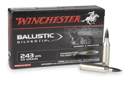 243 WIN 55 GR BALLISTIC SILVERTIP